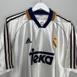 1998/00 REAL MADRID REDONDO #6 HOME SHIRT (M) ADIDAS