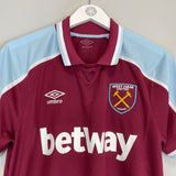 2021/22 WEST HAM HOME SHIRT (M) UMBRO
