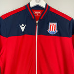 Shop 2019/20 STOKE CITY TRACK JACKET (M) MACRON, classic football shirts, vintage football shirts & retro soccer jerseys at Cult Kits