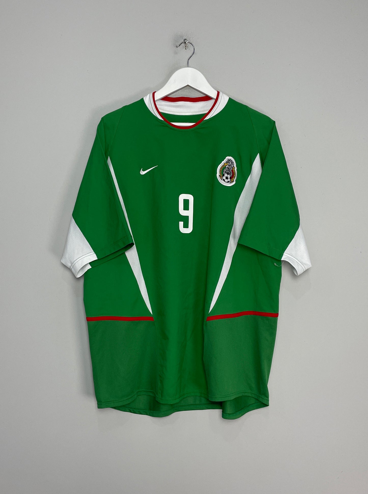 2003/04 MEXICO J.BORGHETTI #9 HOME SHIRT (XL) NIKE