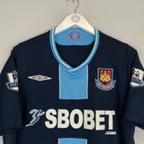 2009/10 WEST HAM DIAMANTE #32 AWAY SHIRT (L) UMBRO