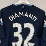 2009/10 WEST HAM DIAMANTE #32 AWAY SHIRT (L) UMBRO