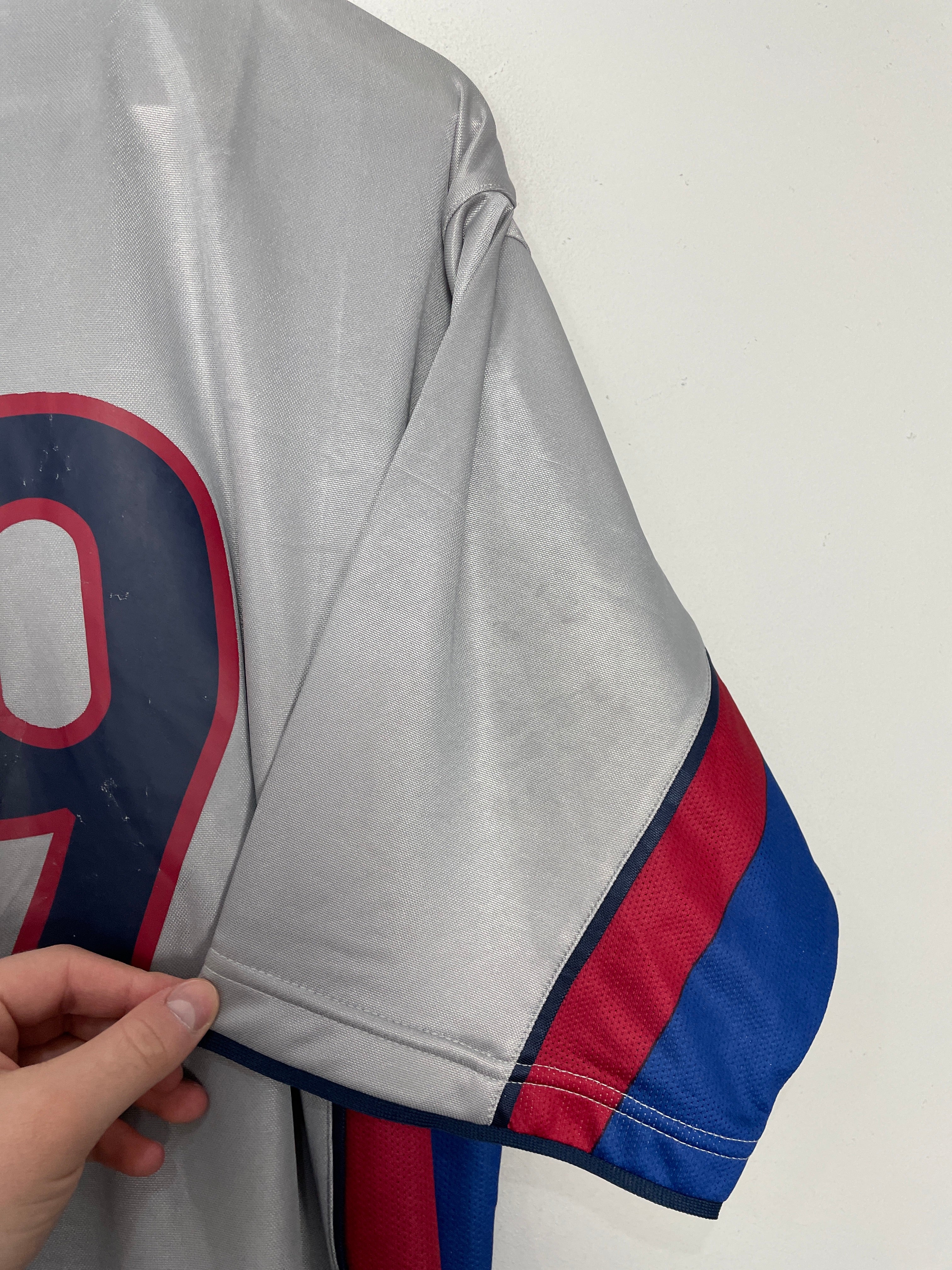 Shop 1998/01 BARCELONA #19 *PLAYER ISSUE* BNWT AWAY SHIRT (XL) NIKE, classic football shirts, vintage football shirts & retro soccer jerseys at Cult Kits