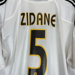 Shop 2004/05 REAL MADRID ZIDANE #5 HOME SHIRT (XL) ADIDAS, classic football shirts, vintage football shirts & retro soccer jerseys at Cult Kits