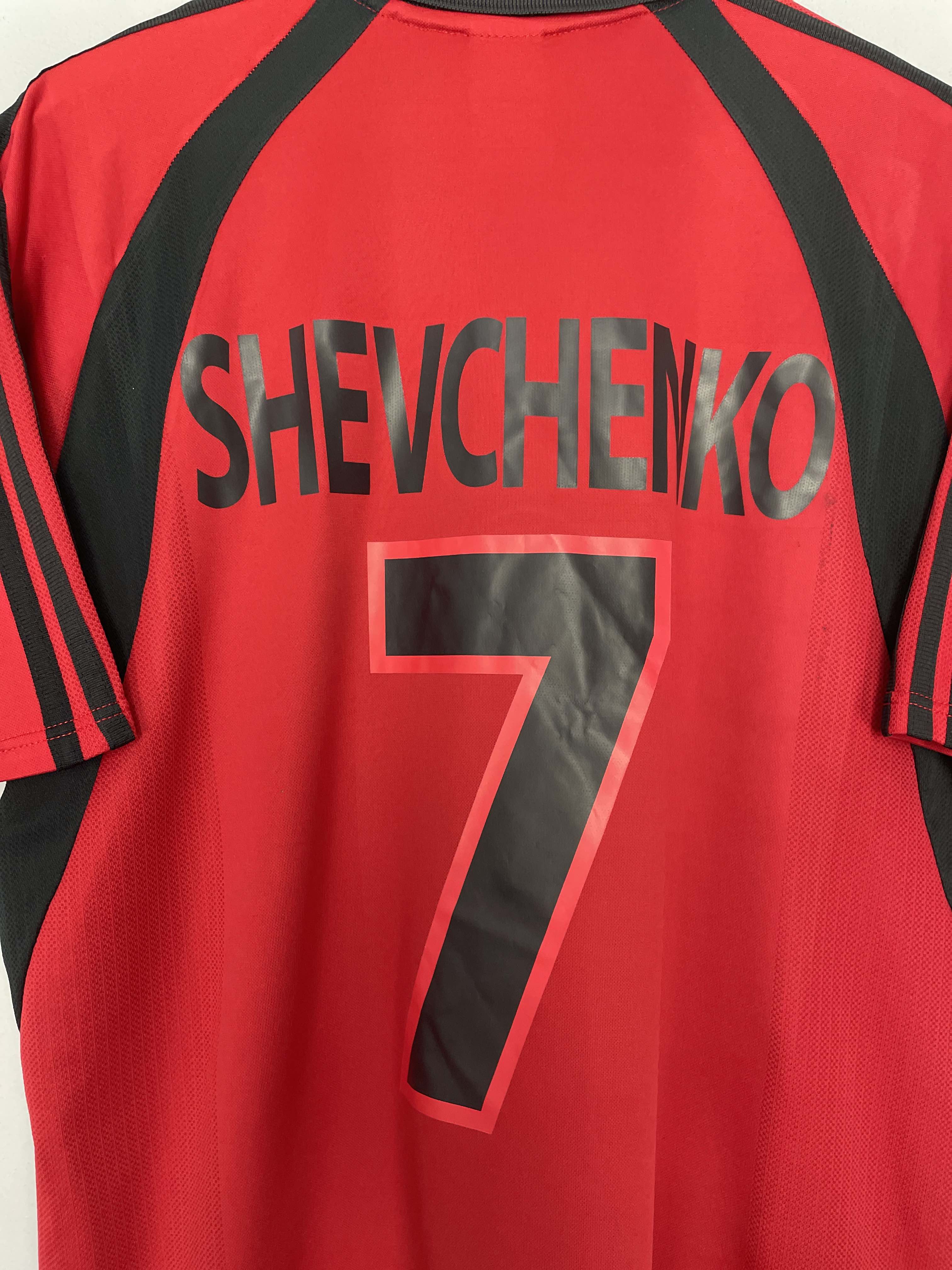 Shop 2001/02 AC MILAN SHEVCHENKO #7 THIRD SHIRT (L) ADIDAS, classic football shirts, vintage football shirts & retro soccer jerseys at Cult Kits