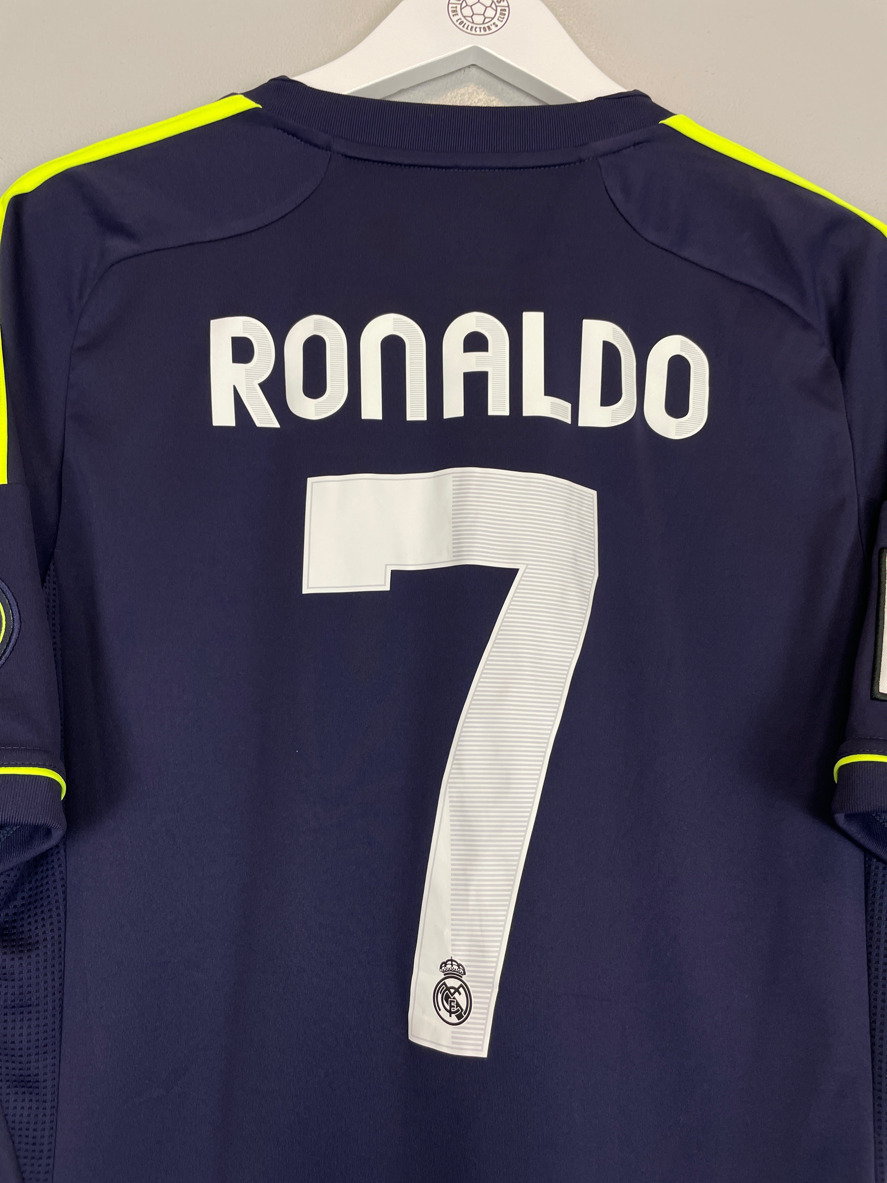 Shop 2012/13 REAL MADRID RONALDO #7 AWAY SHIRT (M) ADIDAS, classic football shirts, vintage football shirts & retro soccer jerseys at Cult Kits