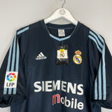 Shop 2003/04 REAL MADRID RONALDO #9 *BNWT* AWAY SHIRT (XL) ADIDAS, classic football shirts, vintage football shirts & retro soccer jerseys at Cult Kits