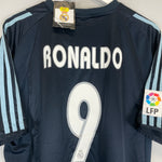 Shop 2003/04 REAL MADRID RONALDO #9 *BNWT* AWAY SHIRT (XL) ADIDAS, classic football shirts, vintage football shirts & retro soccer jerseys at Cult Kits