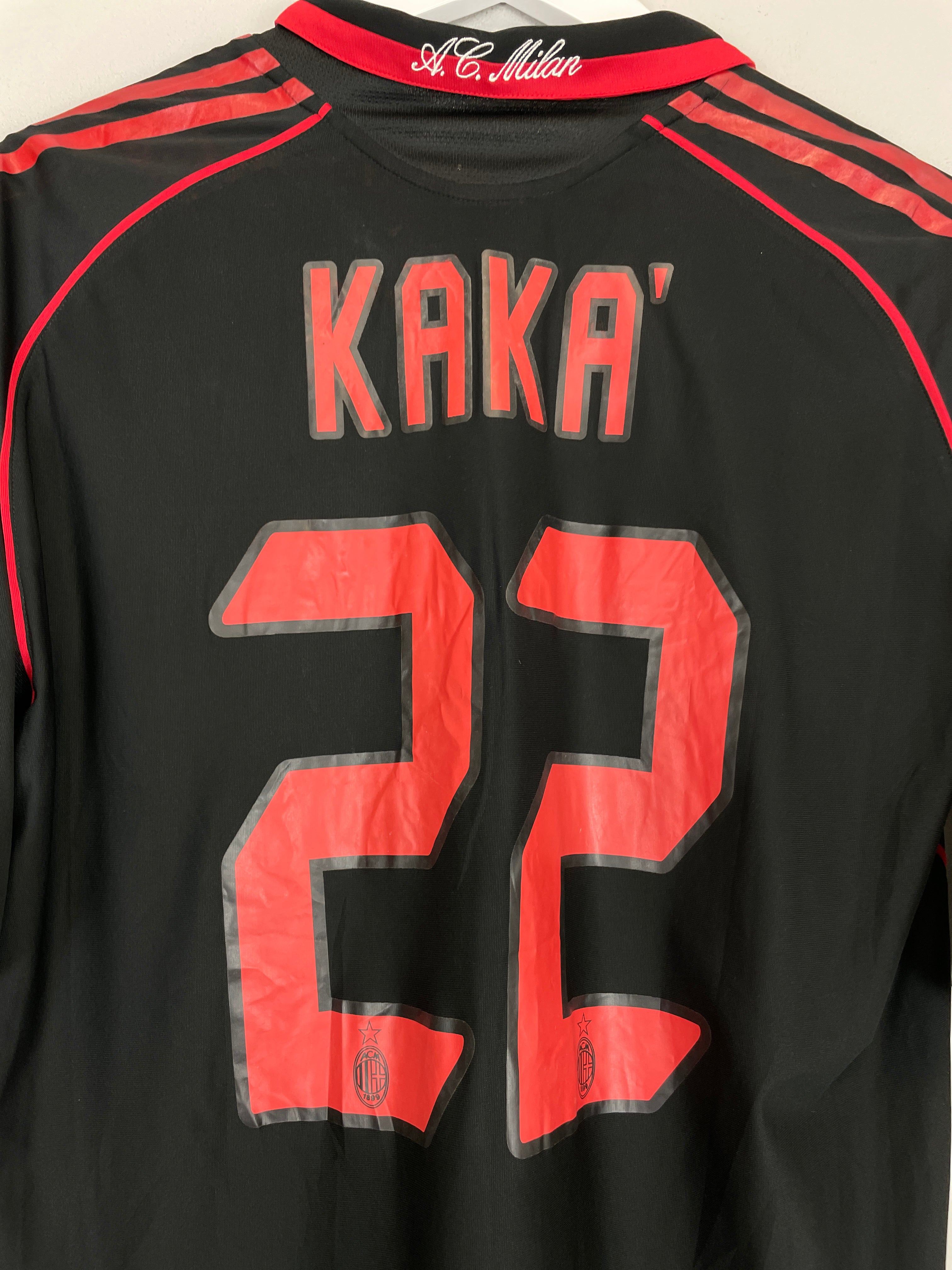 Shop 2005/06 AC MILAN KAKA #22 THIRD SHIRT (M) ADIDAS, classic football shirts, vintage football shirts & retro soccer jerseys at Cult Kits