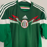 Shop 2014/15 MEXICO HOME SHIRT (M) ADIDAS, classic football shirts, vintage football shirts & retro soccer jerseys at Cult Kits
