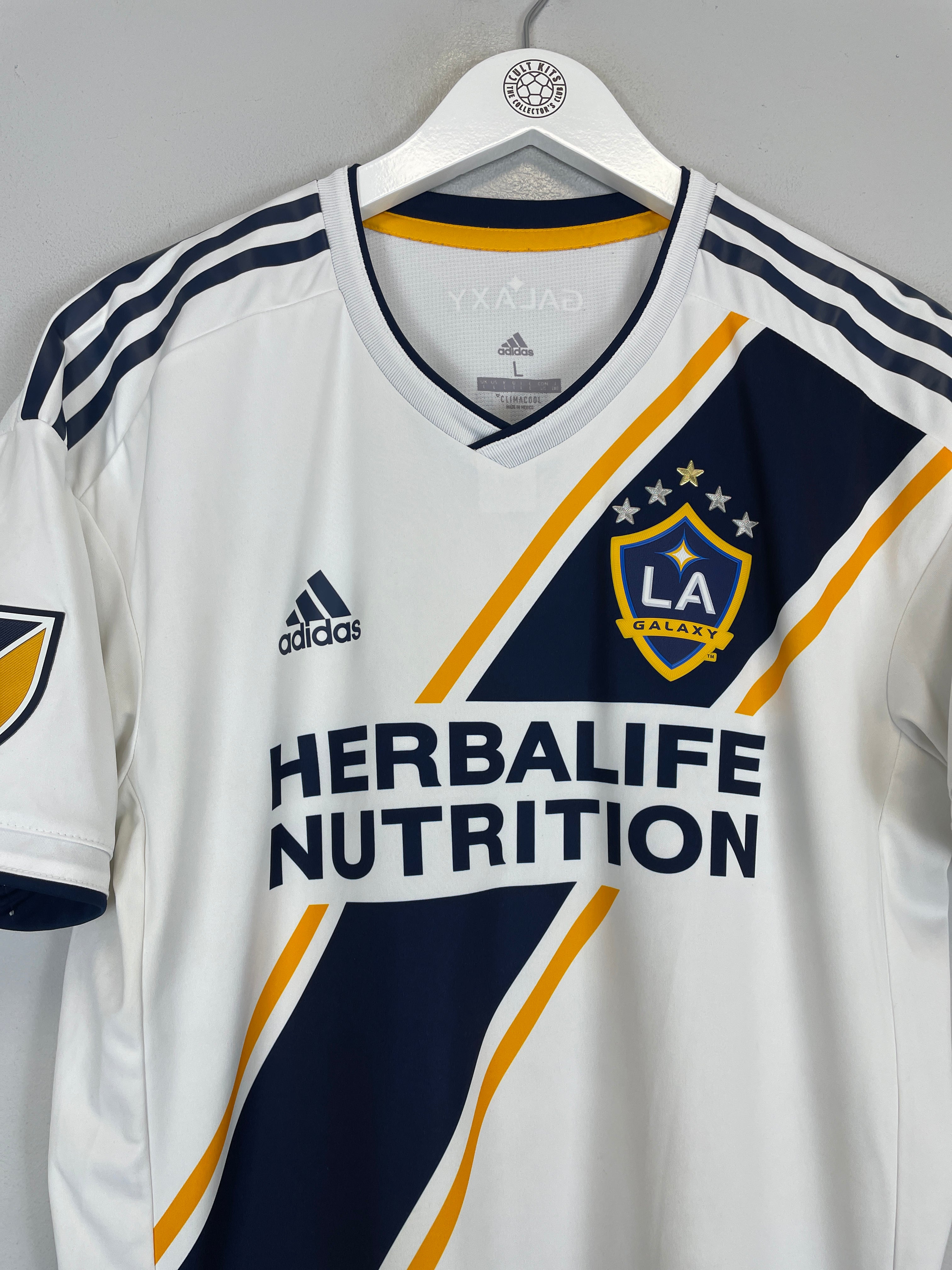 Shop 2018/19 LA GALAXY IBRAHIMOVIC #9 AUTHENTIC HOME SHIRT (L) ADIDAS, classic football shirts, vintage football shirts & retro soccer jerseys at Cult Kits