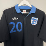 Shop 2011/12 ENGLAND CHAMBERLAIN #20 AWAY SHIRT (L) UMBRO, classic football shirts, vintage football shirts & retro soccer jerseys at Cult Kits