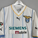 2001/02 LAZIO PANCARO #15 *MATCH ISSUE* AWAY SHIRT (XL) PUMA