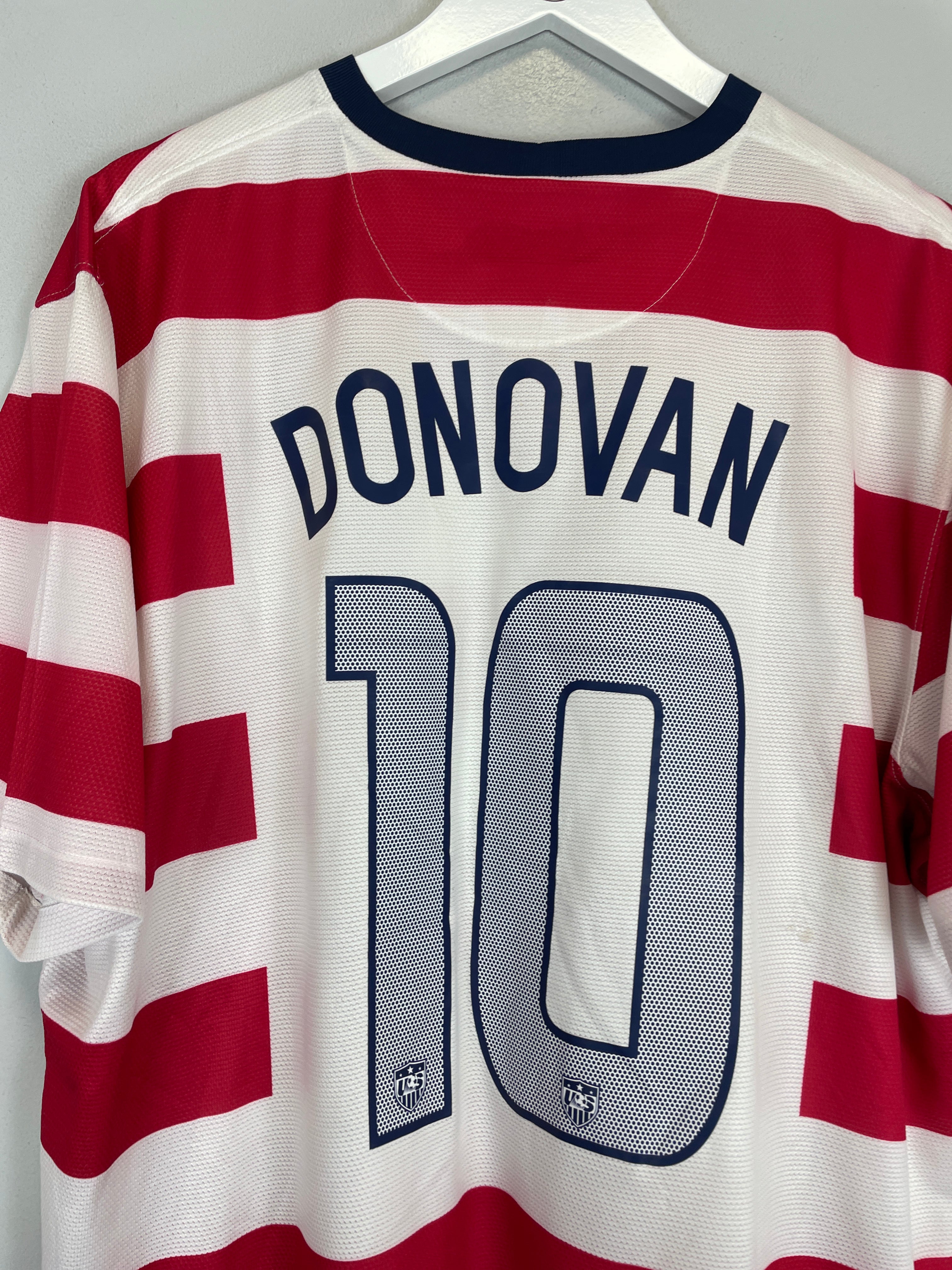 Shop 2012/13 USA DONOVAN #10 HOME SHIRT (XXL) NIKE, classic football shirts, vintage football shirts & retro soccer jerseys at Cult Kits