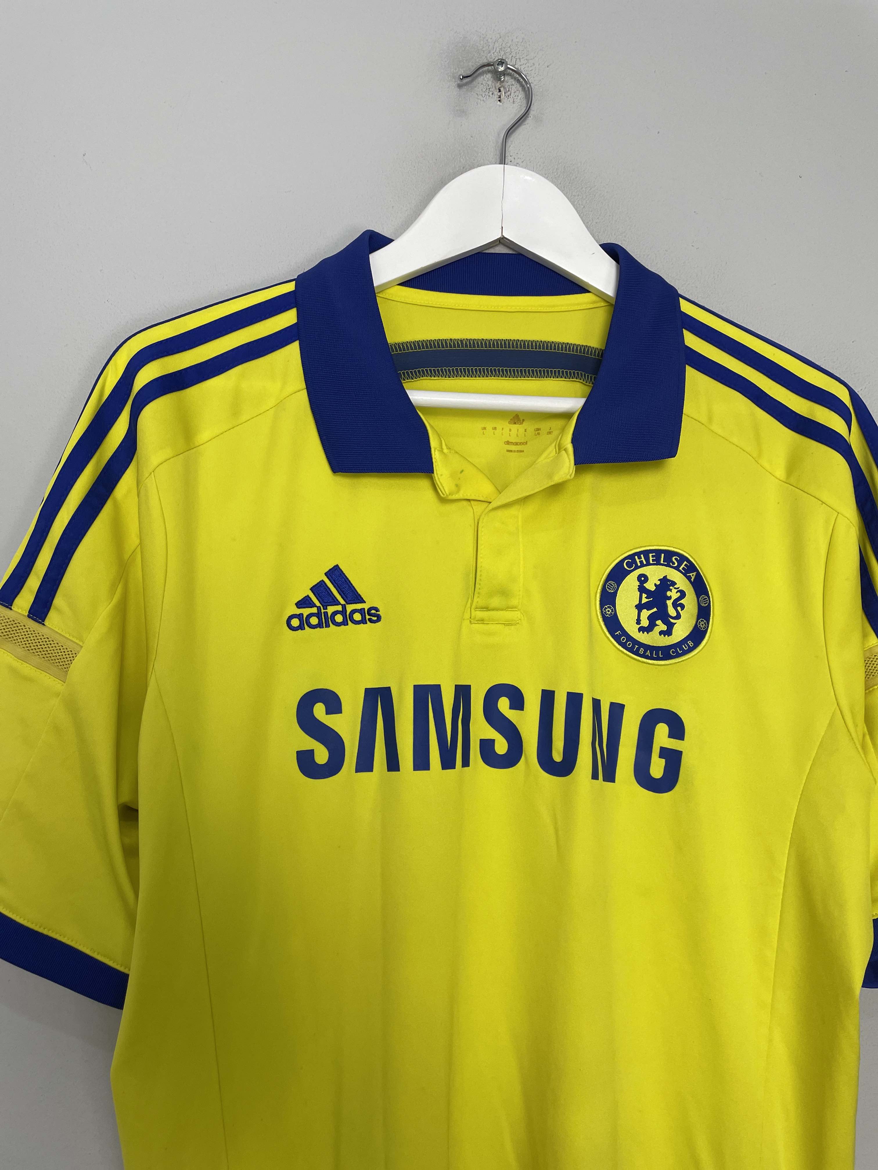 Shop 2014/15 CHELSEA HAZARD #10 AWAY SHIRT (L) ADIDAS, classic football shirts, vintage football shirts & retro soccer jerseys at Cult Kits