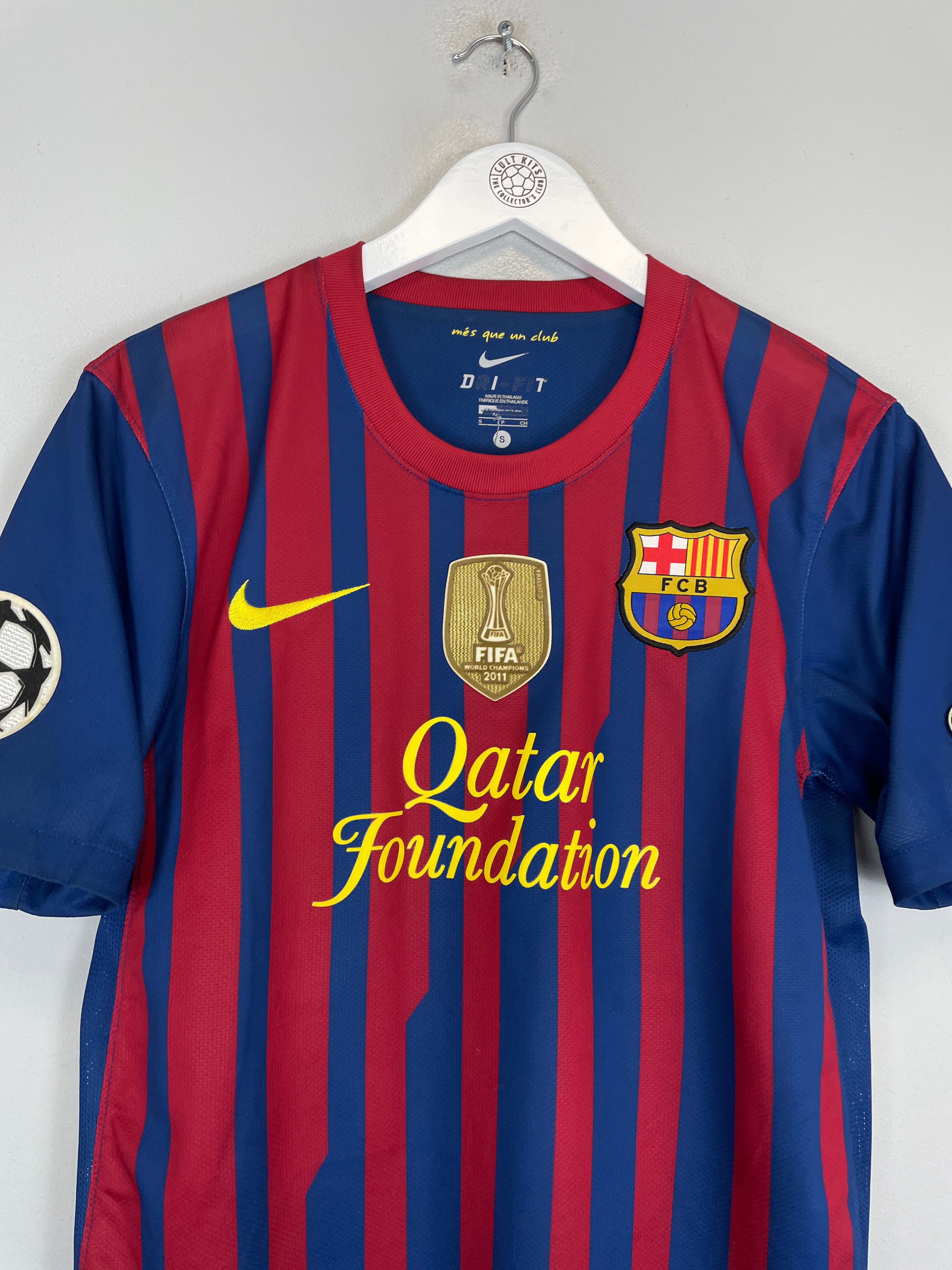 Shop 2011/12 BARCELONA MESSI #10 C/L HOME SHIRT (S) NIKE, classic football shirts, vintage football shirts & retro soccer jerseys at Cult Kits
