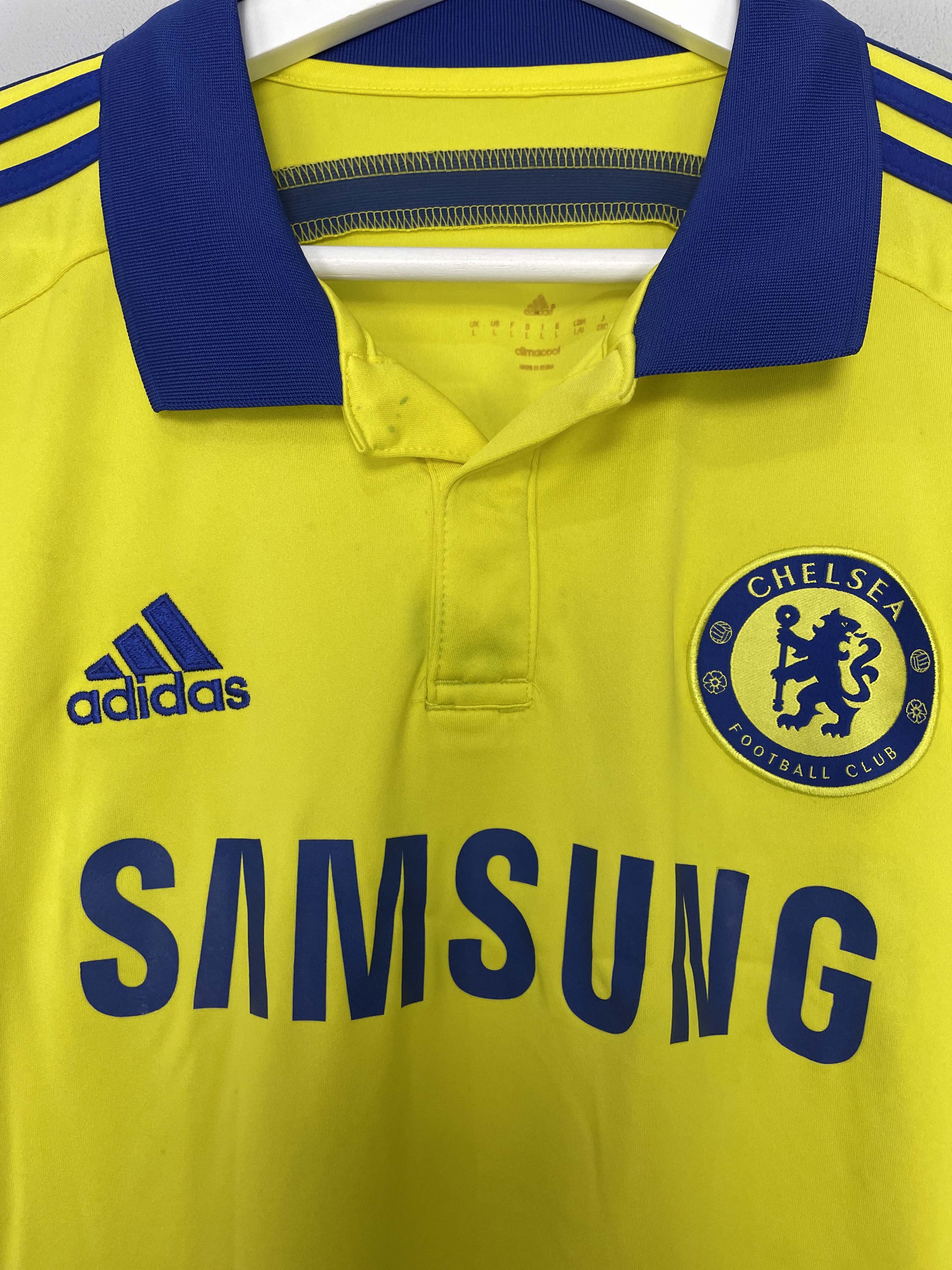 Shop 2014/15 CHELSEA HAZARD #10 AWAY SHIRT (L) ADIDAS, classic football shirts, vintage football shirts & retro soccer jerseys at Cult Kits