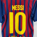Shop 2011/12 BARCELONA MESSI #10 C/L HOME SHIRT (S) NIKE, classic football shirts, vintage football shirts & retro soccer jerseys at Cult Kits