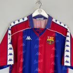 Shop 1992/95 BARCELONA HOME SHIRT (L) KAPPA, classic football shirts, vintage football shirts & retro soccer jerseys at Cult Kits