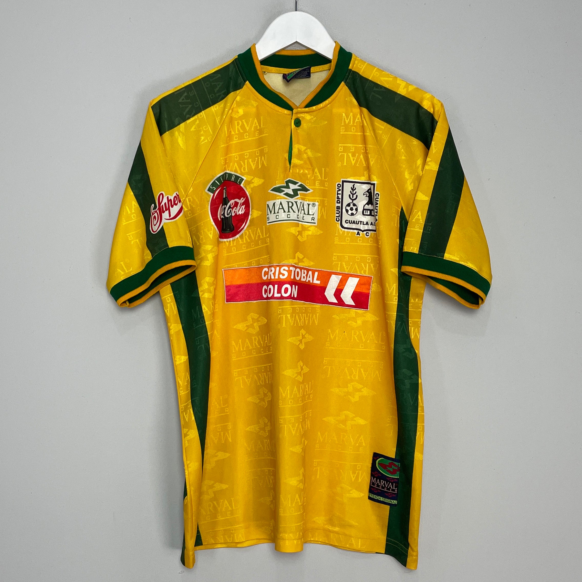 Shop 2000/02 CUATLA #13 HOME SHIRT (XL) MARVAL SOCCER, classic football shirts, vintage football shirts & retro soccer jerseys at Cult Kits