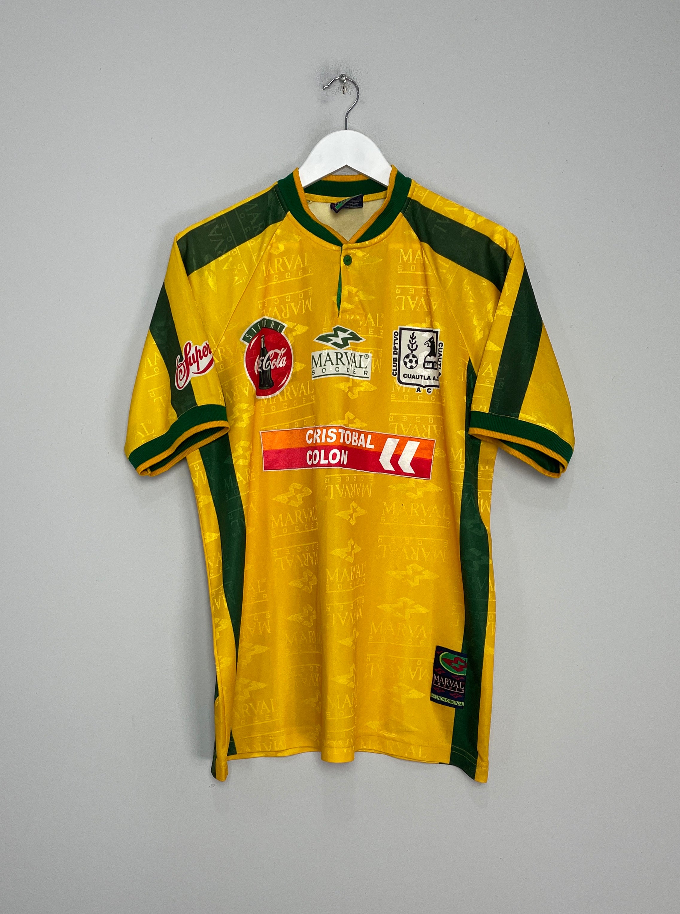 Shop 2000/02 CUATLA #13 HOME SHIRT (XL) MARVAL SOCCER, classic football shirts, vintage football shirts & retro soccer jerseys at Cult Kits