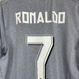 Shop 2015/16 REAL MADRID RONALDO #7 AWAY SHIRT (L) ADIDAS, classic football shirts, vintage football shirts & retro soccer jerseys at Cult Kits