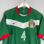 Shop 2006 MEXICO R.MARQUEZ #4 HOME SHIRT (L) NIKE, classic football shirts, vintage football shirts & retro soccer jerseys at Cult Kits