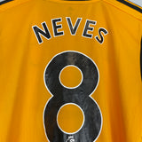 2020/21 WOLVES NEVES #8 HOME SHIRT (M) ADIDAS
