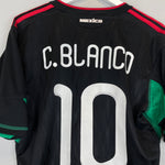 Shop 2010 MEXICO C.BLANCO #10 AWAY SHIRT (L) ADIDAS, classic football shirts, vintage football shirts & retro soccer jerseys at Cult Kits