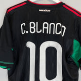 Shop 2010 MEXICO C.BLANCO #10 AWAY SHIRT (L) ADIDAS, classic football shirts, vintage football shirts & retro soccer jerseys at Cult Kits
