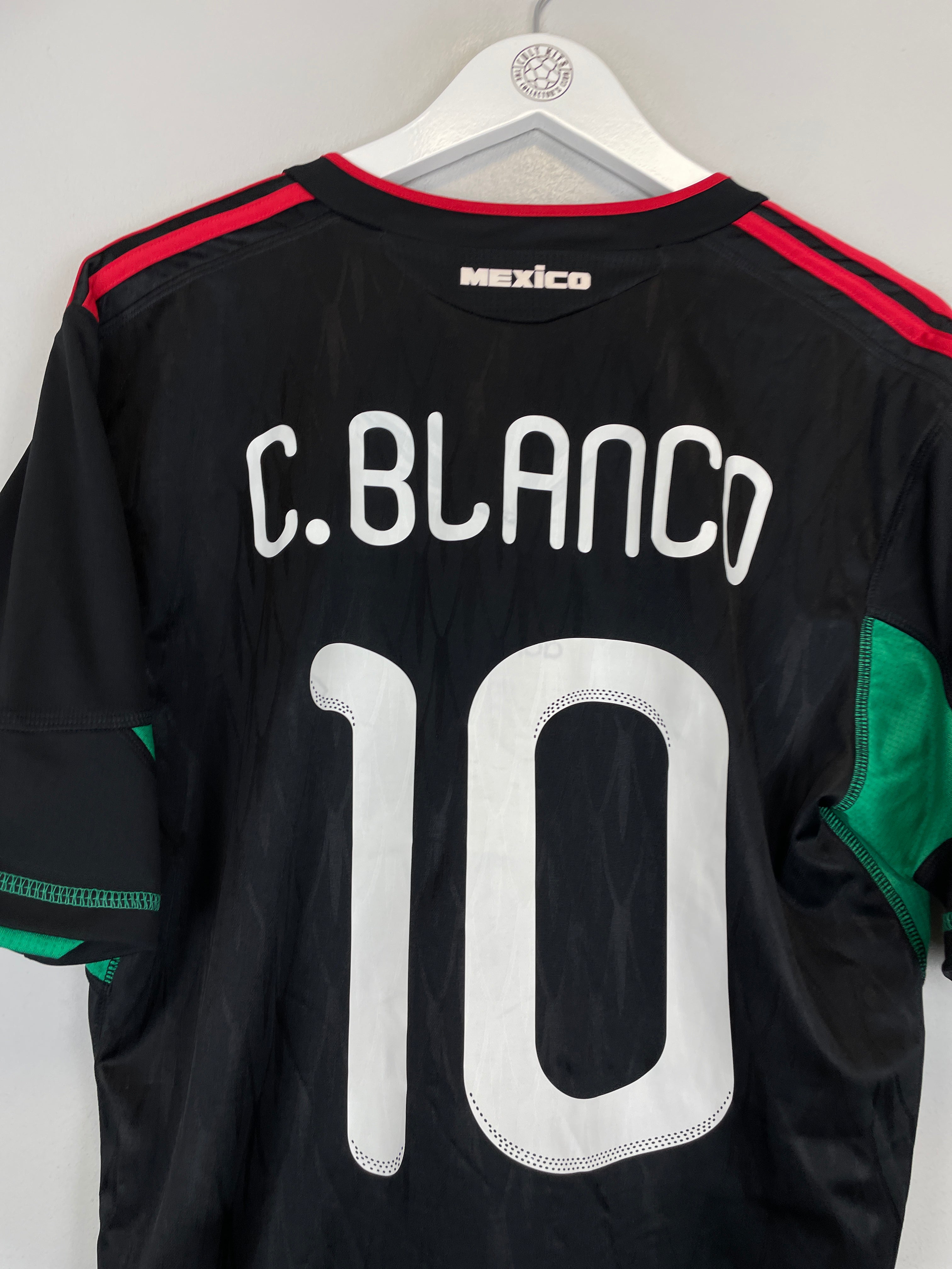 Shop 2010 MEXICO C.BLANCO #10 AWAY SHIRT (L) ADIDAS, classic football shirts, vintage football shirts & retro soccer jerseys at Cult Kits