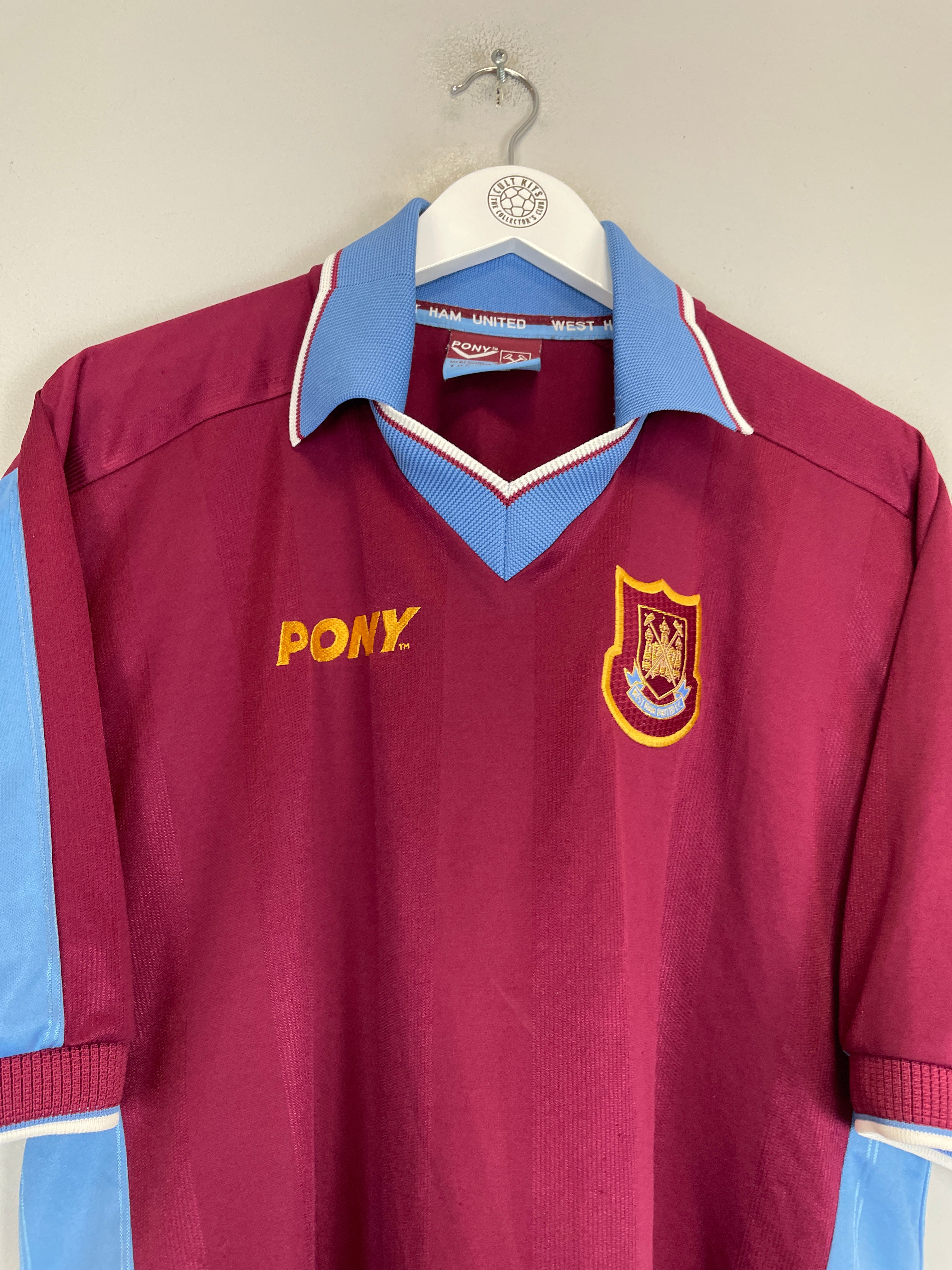 1997/98 WEST HAM FERDINAND #15 HOME SHIRT (L) PONY – Cult Kits 1997/98 WEST HAM FERDINAND #15 HOME SHIRT (L) PONY – Cult Kits