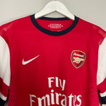 Shop 2012/14 ARSENAL MERTESACKER #4 *PLAYER ISSUE* HOME SHIRT (M) NIKE, classic football shirts, vintage football shirts & retro soccer jerseys at Cult Kits