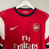 Shop 2012/14 ARSENAL MERTESACKER #4 *PLAYER ISSUE* HOME SHIRT (M) NIKE, classic football shirts, vintage football shirts & retro soccer jerseys at Cult Kits
