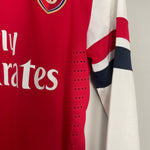 Shop 2012/14 ARSENAL MERTESACKER #4 *PLAYER ISSUE* HOME SHIRT (M) NIKE, classic football shirts, vintage football shirts & retro soccer jerseys at Cult Kits