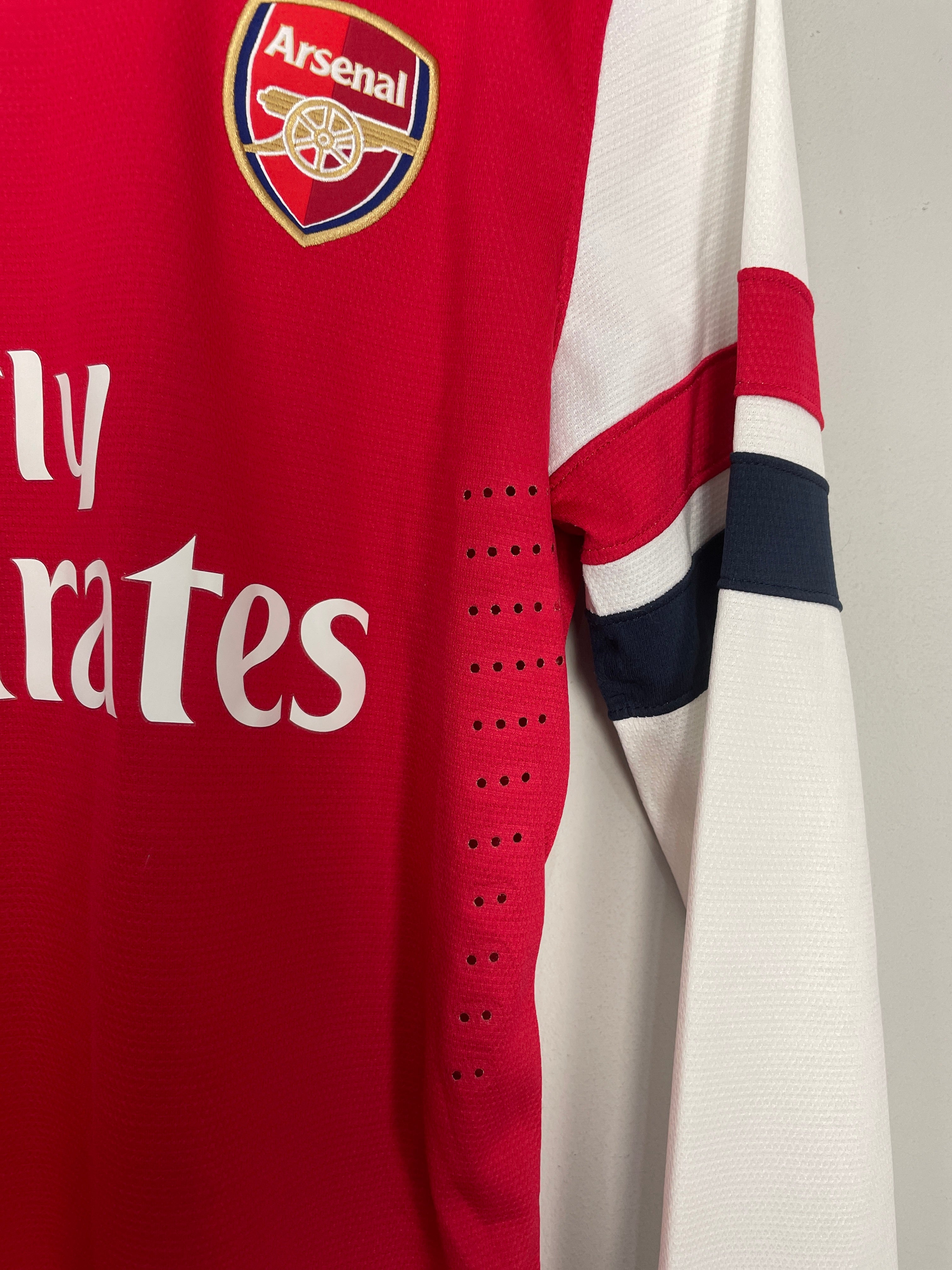 Shop 2012/14 ARSENAL MERTESACKER #4 *PLAYER ISSUE* HOME SHIRT (M) NIKE, classic football shirts, vintage football shirts & retro soccer jerseys at Cult Kits
