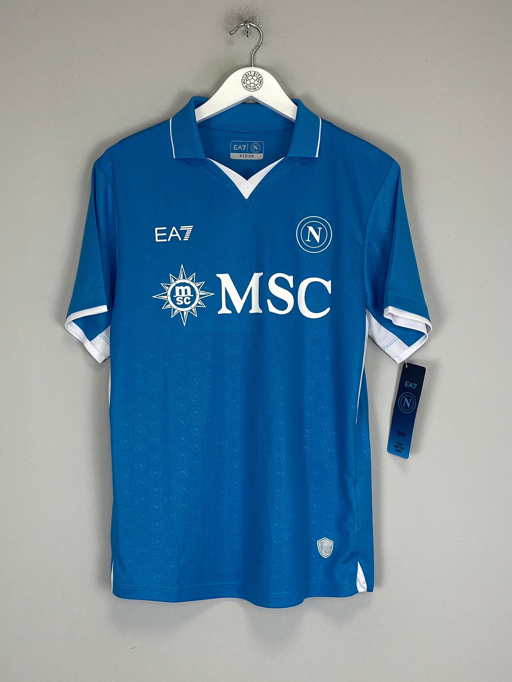 Shop 2024/25 NAPOLI MCTOMINAY #8 *BNWT* HOME SHIRT (M) EA7, classic football shirts, vintage football shirts & retro soccer jerseys at Cult Kits