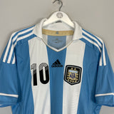 Shop 2011/13 ARGENTINA MESSI #10 HOME SHIRT (M) ADIDAS, classic football shirts, vintage football shirts & retro soccer jerseys at Cult Kits