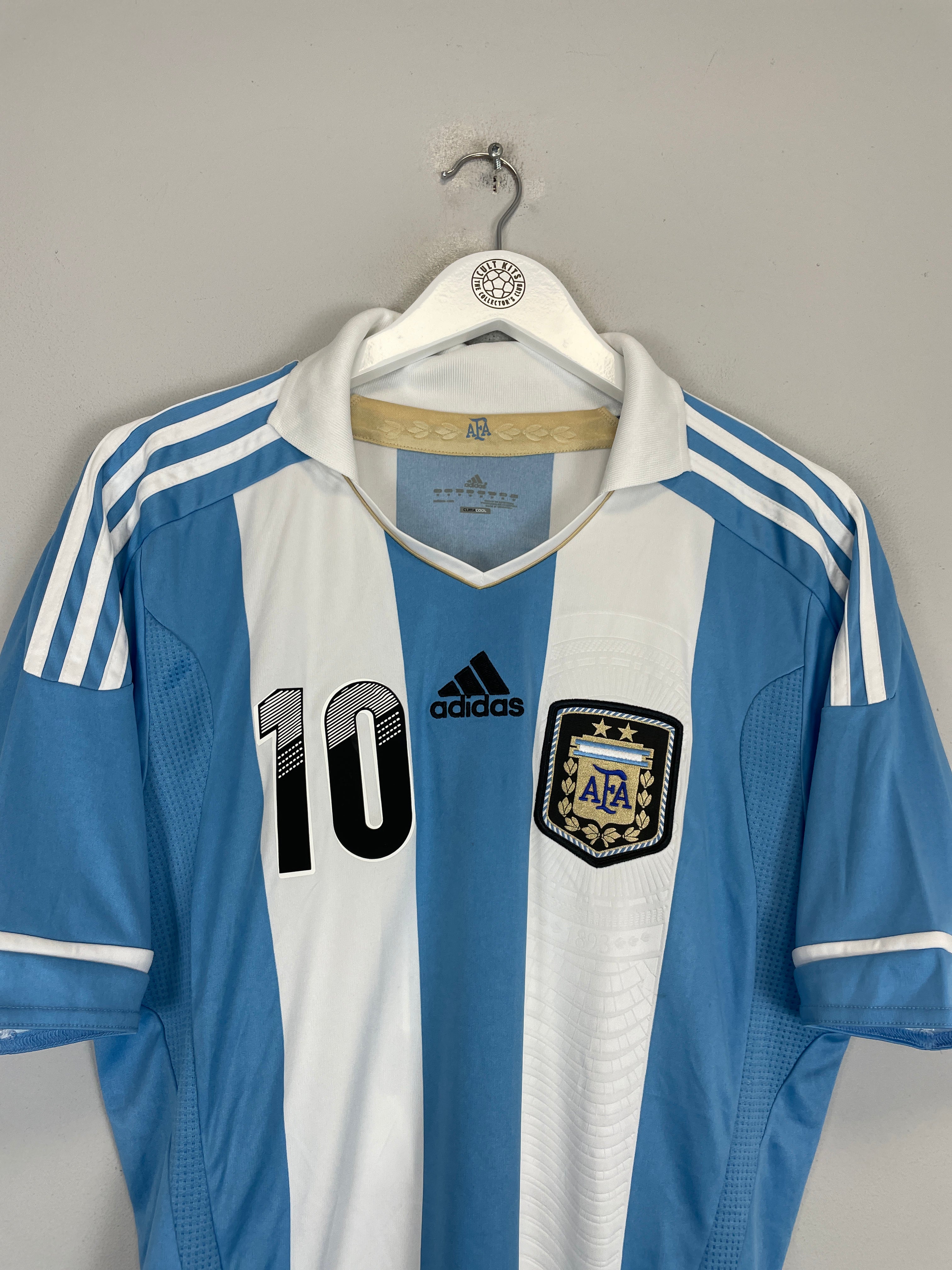 Shop 2011/13 ARGENTINA MESSI #10 HOME SHIRT (M) ADIDAS, classic football shirts, vintage football shirts & retro soccer jerseys at Cult Kits