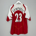 2004/05 ARSENAL CAMPBELL #25 HOME SHIRT (L) NIKE