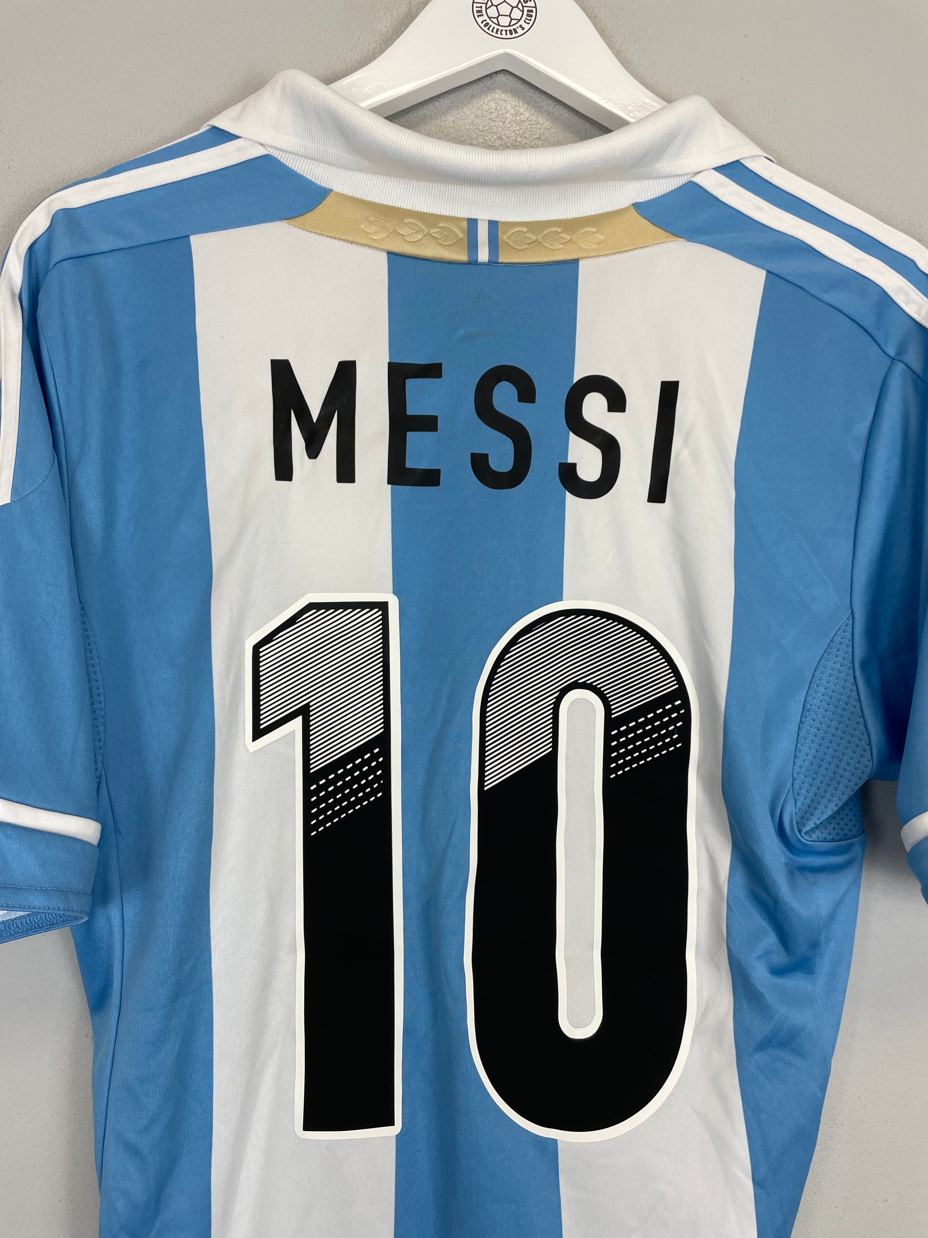 Shop 2011/13 ARGENTINA MESSI #10 HOME SHIRT (M) ADIDAS, classic football shirts, vintage football shirts & retro soccer jerseys at Cult Kits