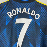 2021/22 MANCHESTER UNITED RONALDO #7 THIRD SHIRT (M) ADIDAS