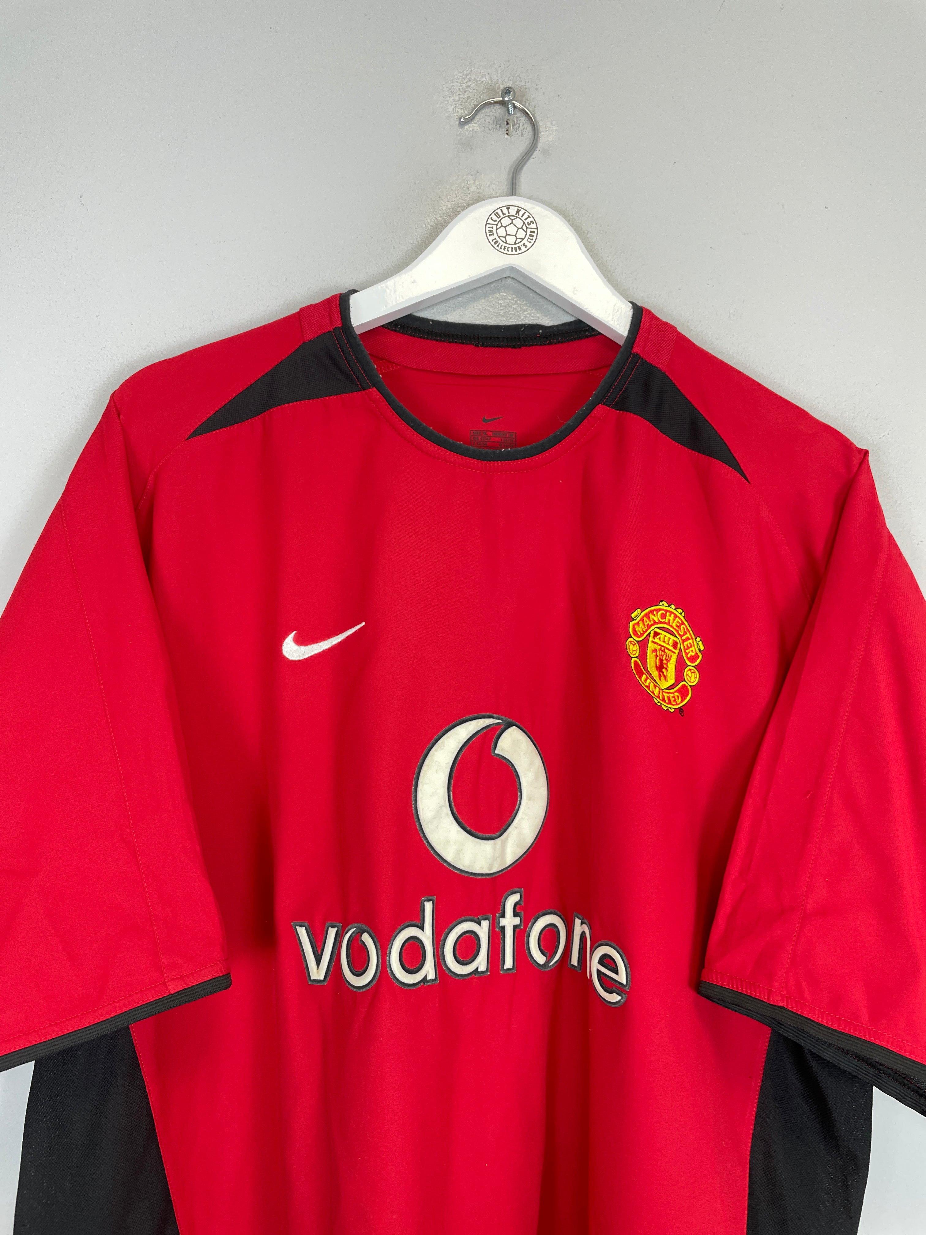 Shop 2002/04 MANCHESTER UNITED RONALDO #7 HOME SHIRT (XL) NIKE, classic football shirts, vintage football shirts & retro soccer jerseys at Cult Kits