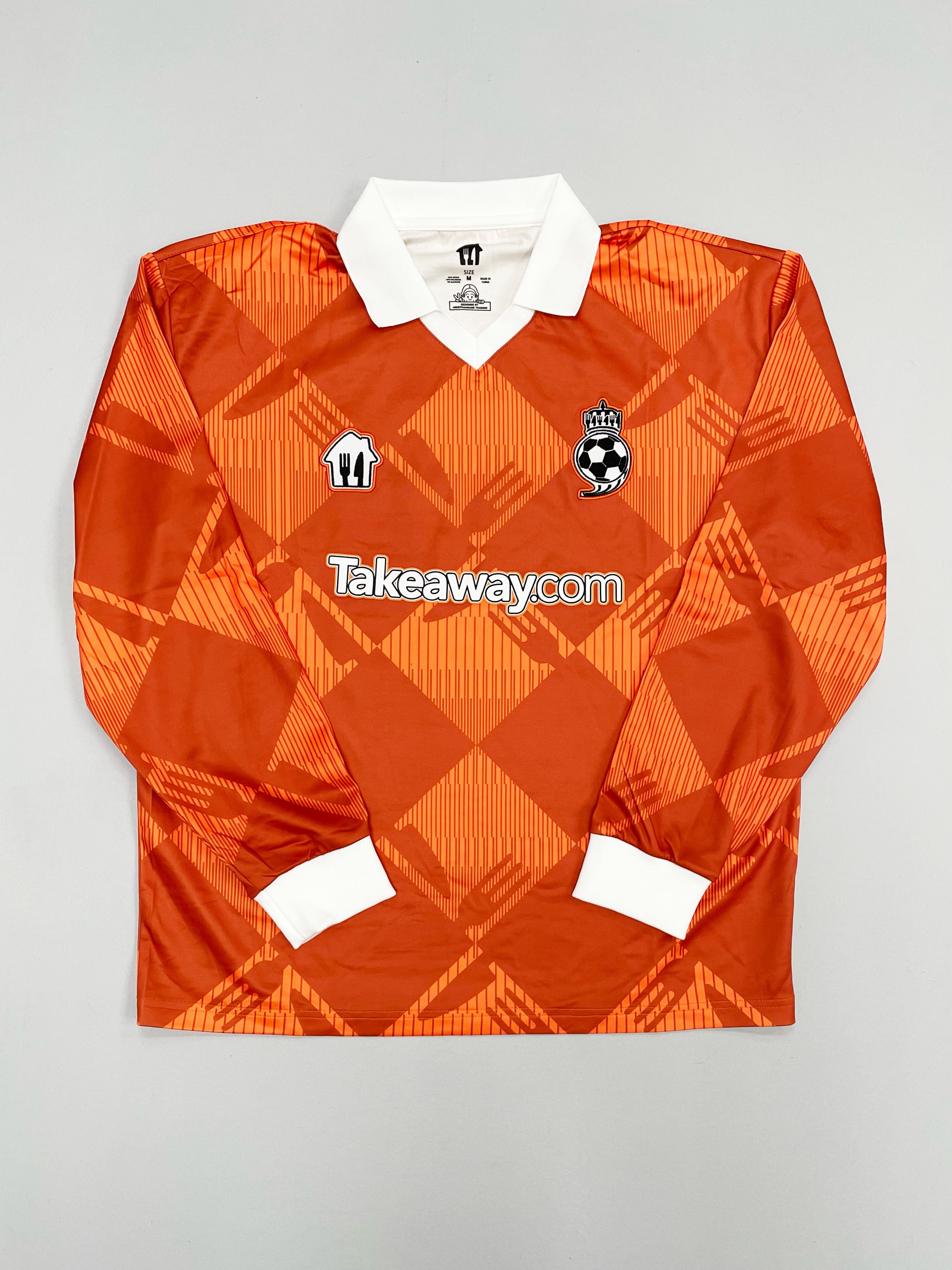 2024/25 Takeaway.com Cult Kits football jersey in orange, part of Cult Kits, available in multiple sizes, brand new with tags.