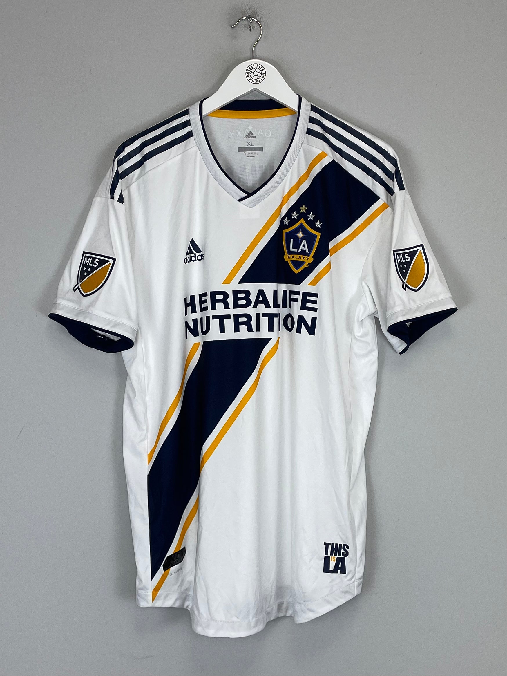 Shop 2018/20 LA GALAXY IBRAHIMOVIC #9 *AUTHENTIC* HOME SHIRT (XL) ADIDAS, classic football shirts, vintage football shirts & retro soccer jerseys at Cult Kits
