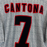 1995/96 MANCHESTER UNITED CANTONA #7 AWAY SHIRT (XL) UMBRO