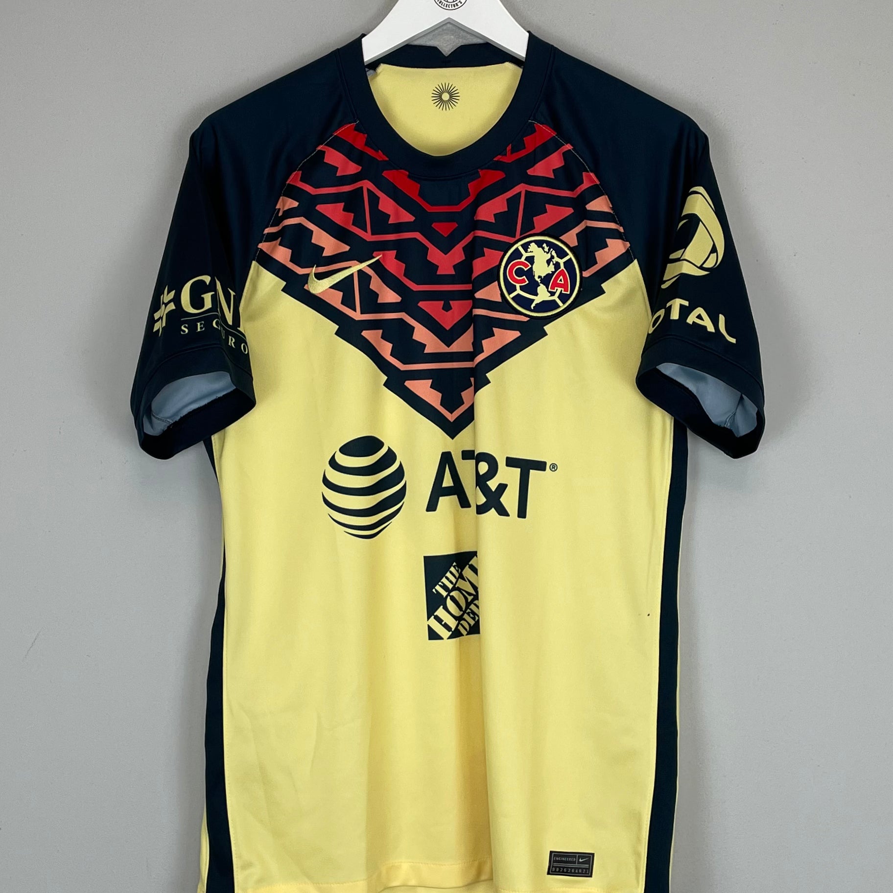 Shop 2021/22 CLUB AMERICA HOME SHIRT (M) NIKE, classic football shirts, vintage football shirts & retro soccer jerseys at Cult Kits