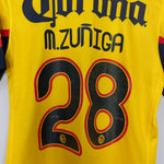 Shop 2013/14 CLUB AMERICA M.ZUNIGA #28 *PLAYER ISSUE* SQUAD SIGNED HOME SHIRT (M) NIKE, classic football shirts, vintage football shirts & retro soccer jerseys at Cult Kits