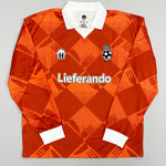 2024/25 Lieferando Cult Kits Football Jersey in orange, available in multiple sizes, part of the Cult Kits capsule collection.