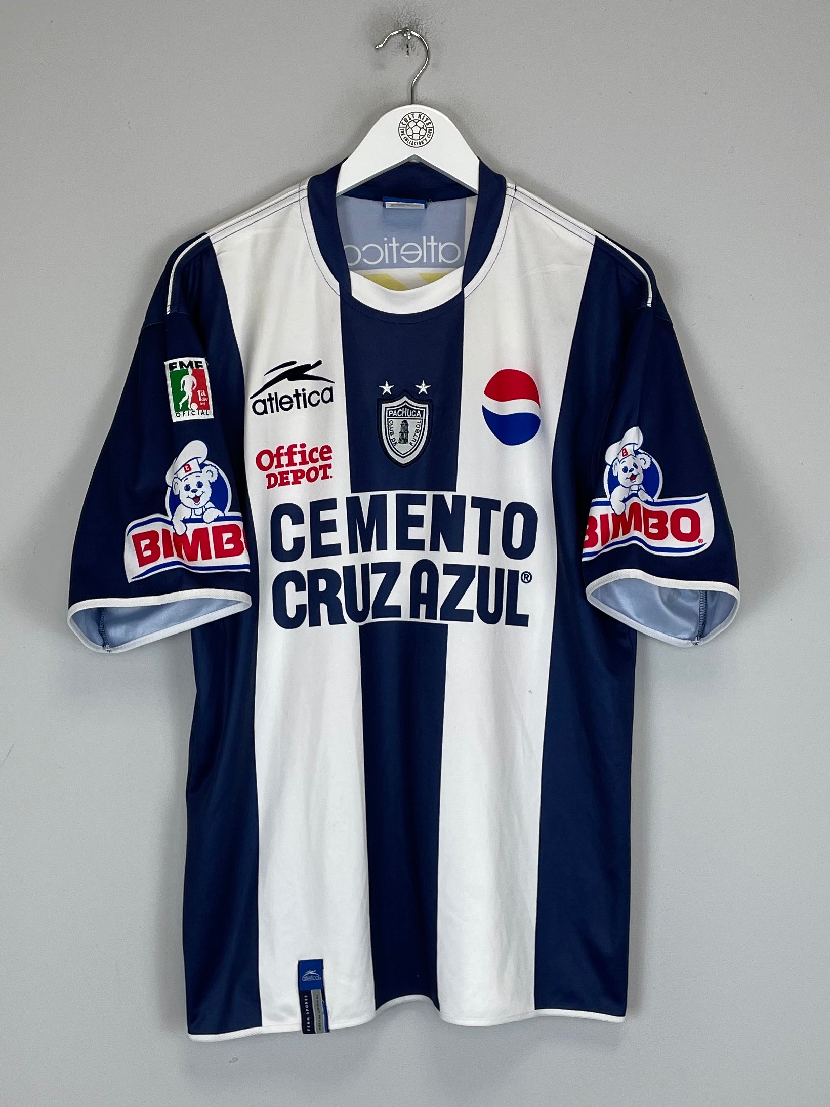 Shop 2003/04 PACHUCA #10 HOME SHIRT (L) ATLETICA, classic football shirts, vintage football shirts & retro soccer jerseys at Cult Kits